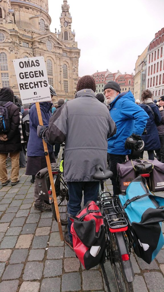 Globaler Klimastreik auf dem Neumarkt in Dresden