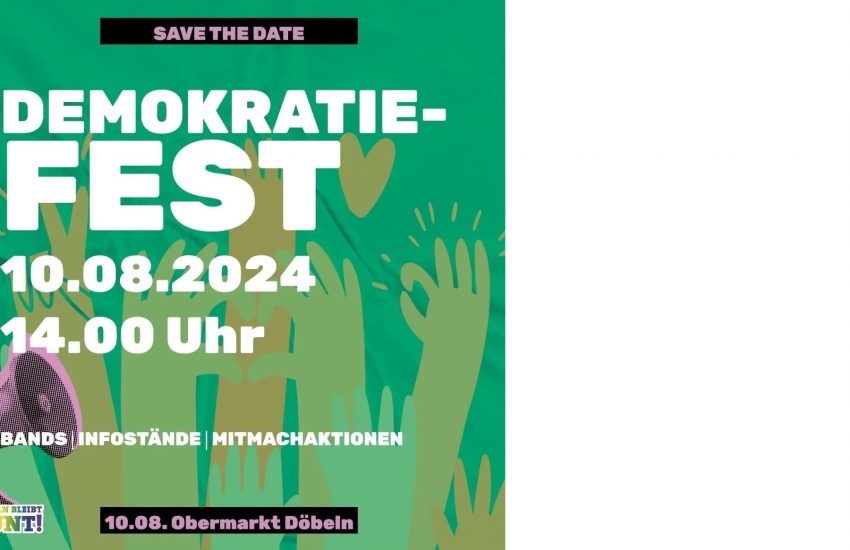 Demokratie-Fest am 10.08.2024 in Döbeln
