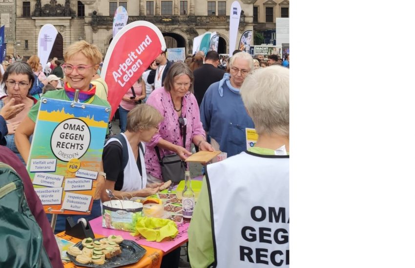 OMAS GEGEN RECHTS bei "Dresden is(s)t bunt"