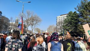 Demo in Dresden am Internationalen Frauentag