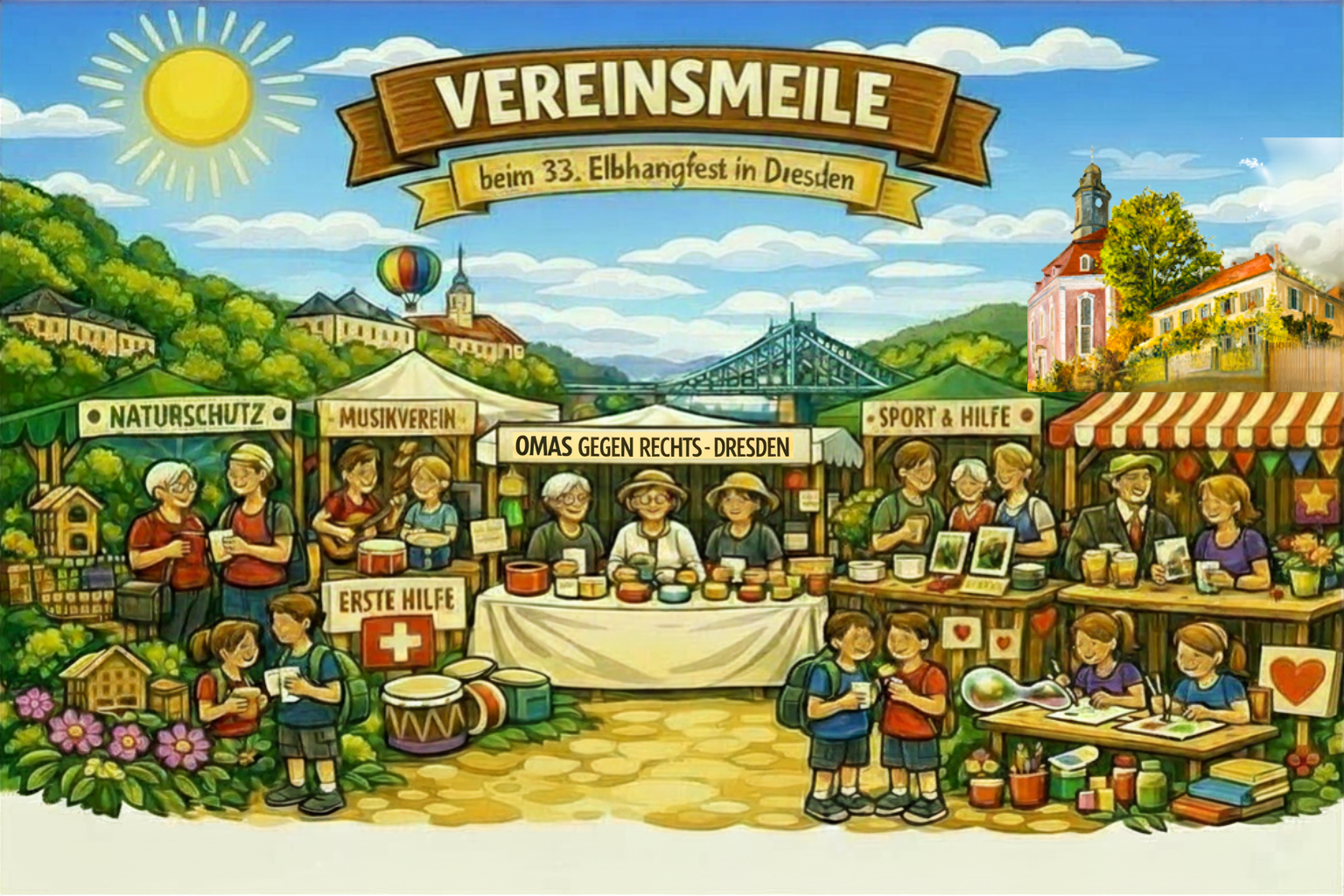 Elbhangfest - Vereinsmeile