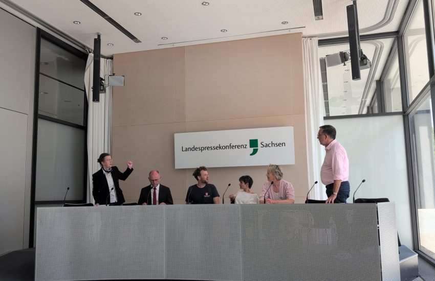 Pressekonferenz zum Inkrafttreten von GEAS im Sächsischen Landtag